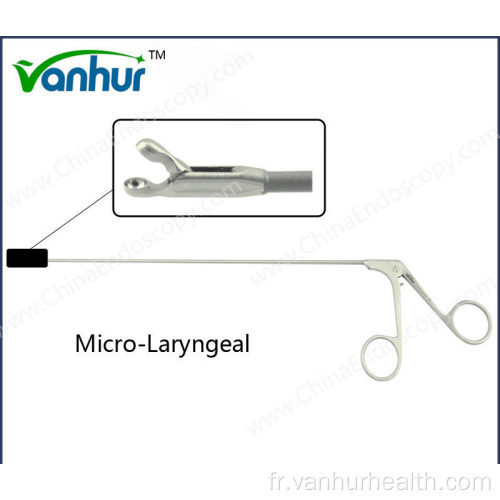 FR T Instruments de laryngoscopie Pince micro-laryngée